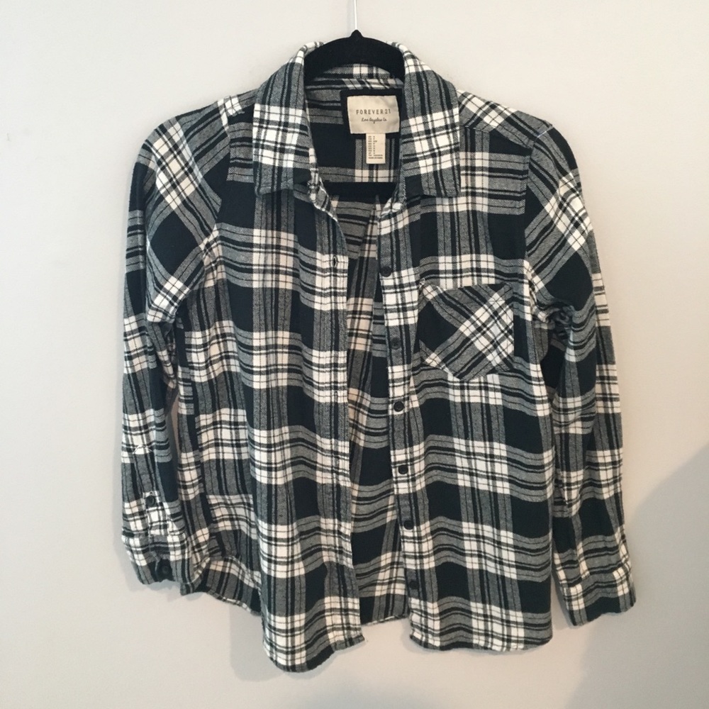 Forever 21 women’s flannel.